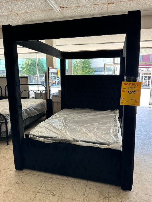 Used Queen Canopy Bed Only Trading Post