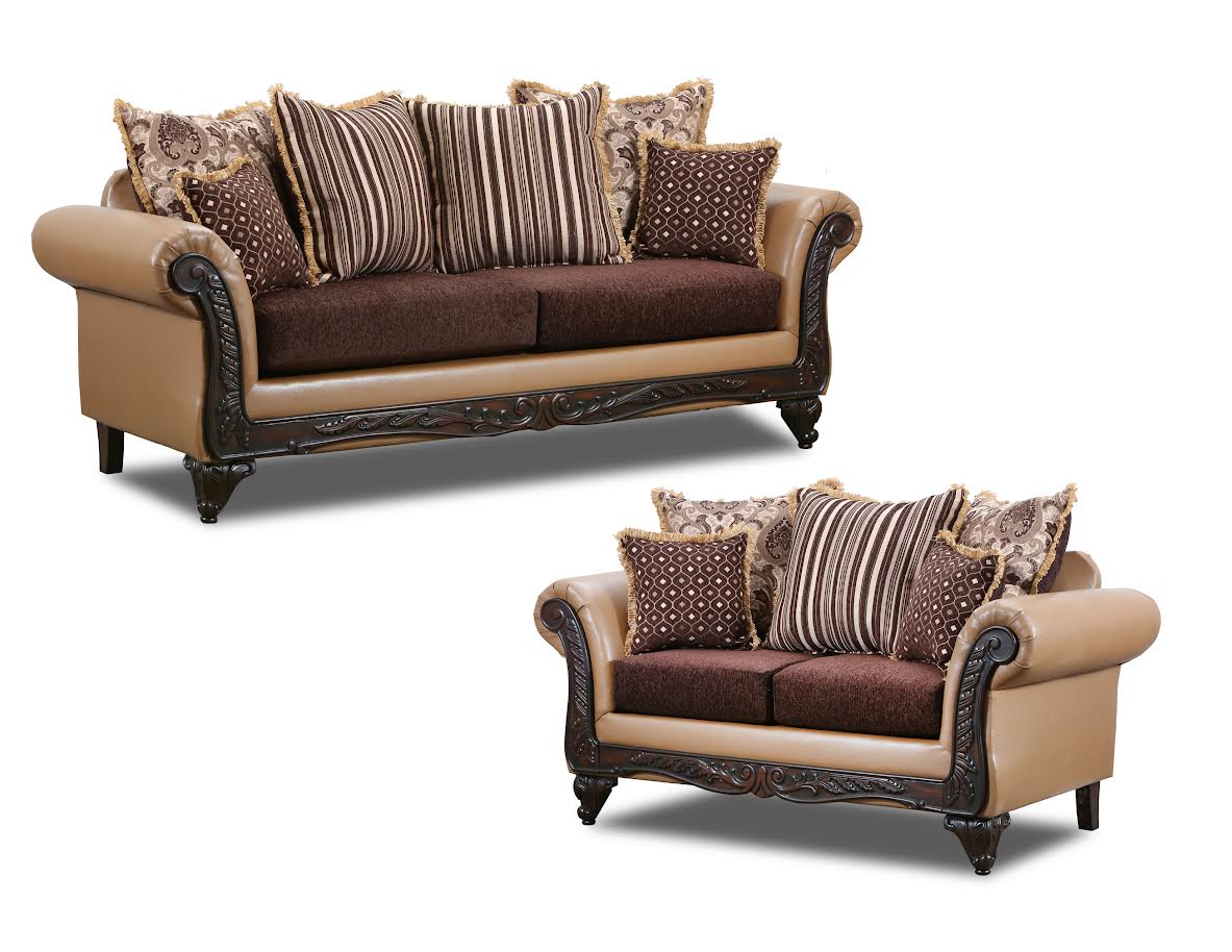 3177 Cougar Brown 3 Piece Furniture Zone