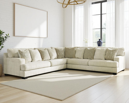 Rawcliffe 3 Piece Sectional Parchment Ashley Furniture
