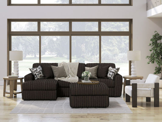 Midnight Madness LSF Chaise 2 Piece Chocolate Ashley Furniture