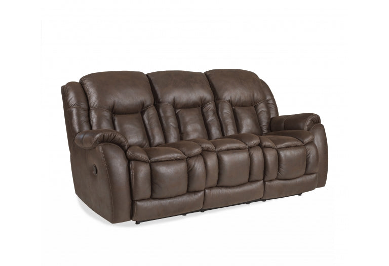 Renegade Chocolate Double Reclining Sofa Loveseat HomeStretch