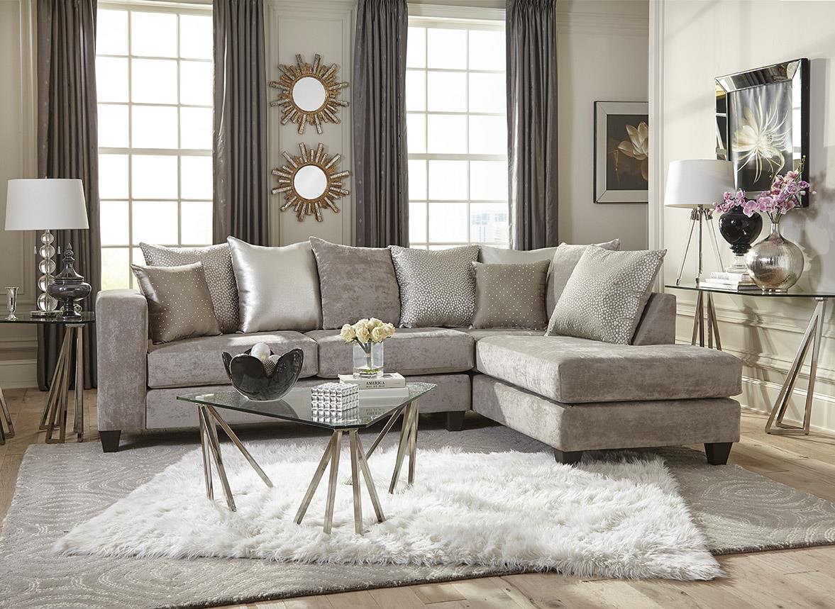 4126 Hearth Cement Sectional DELTA FURNITURE