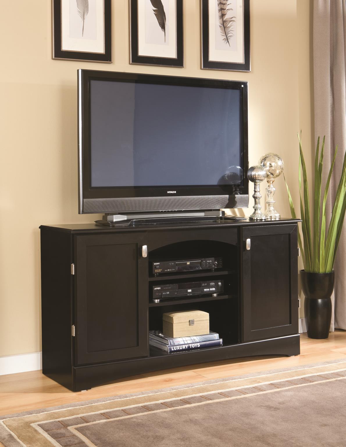 Black Entertainment Console Kith Furniture