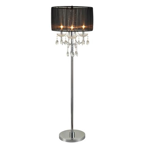CHANDELIER FLOOR LAMP 62.5"H Crown Mark