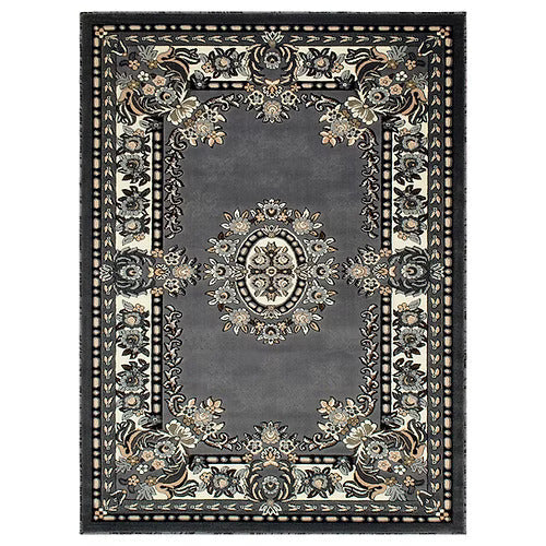 Kingdom 120 Grey Rug 5x7 American Cover Design