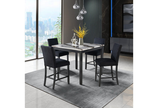 D4054 BAR TABLE WITH 4 BAR STOOLS GLOBAL FURNITURE