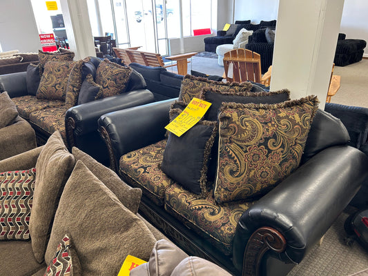 Brown Used Sofa and Loveseat Hughes Furniture