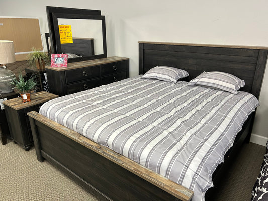 Black Wooden Used Bedroom Set Ashley Furniture