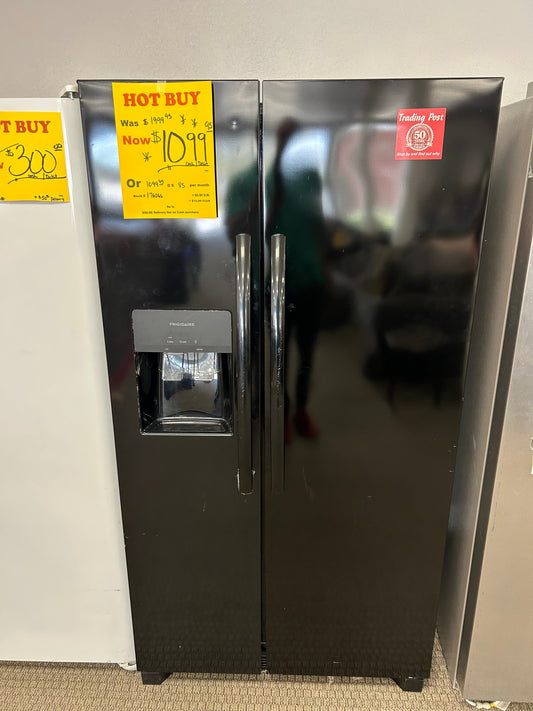 Black Used SxS Frigidaire