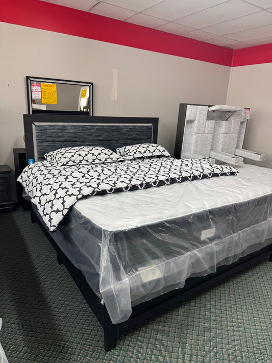 New Reid Black King Bedroom Set Trading Post