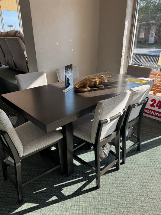 New Brown 6 Chair Dinette Trading Post