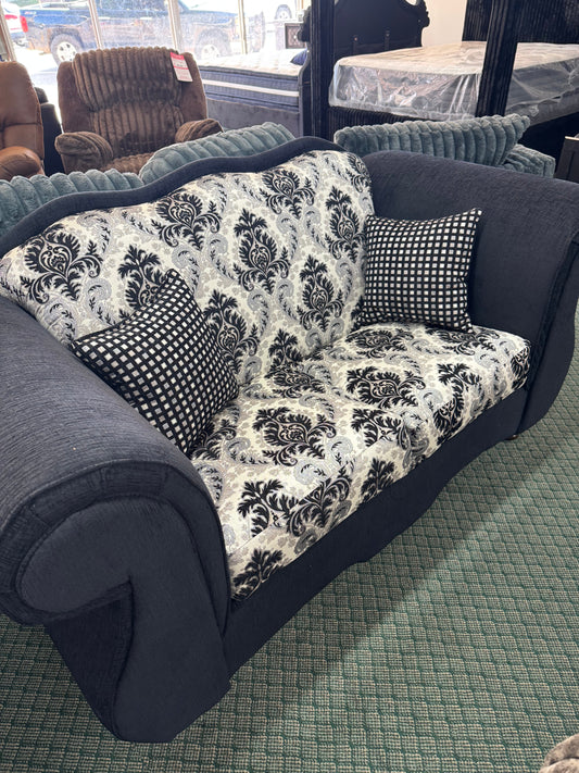 New Black Classic Sofa and Loveseat Trading Post