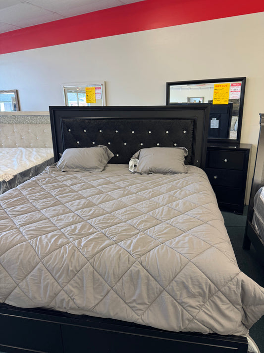 Used Black King Bedroom Set Trading Post