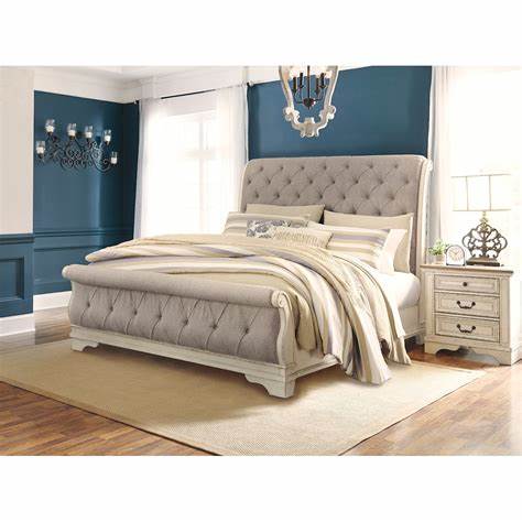 Realyn Sleigh Upholstered Bedroom Set Ashley Furniture