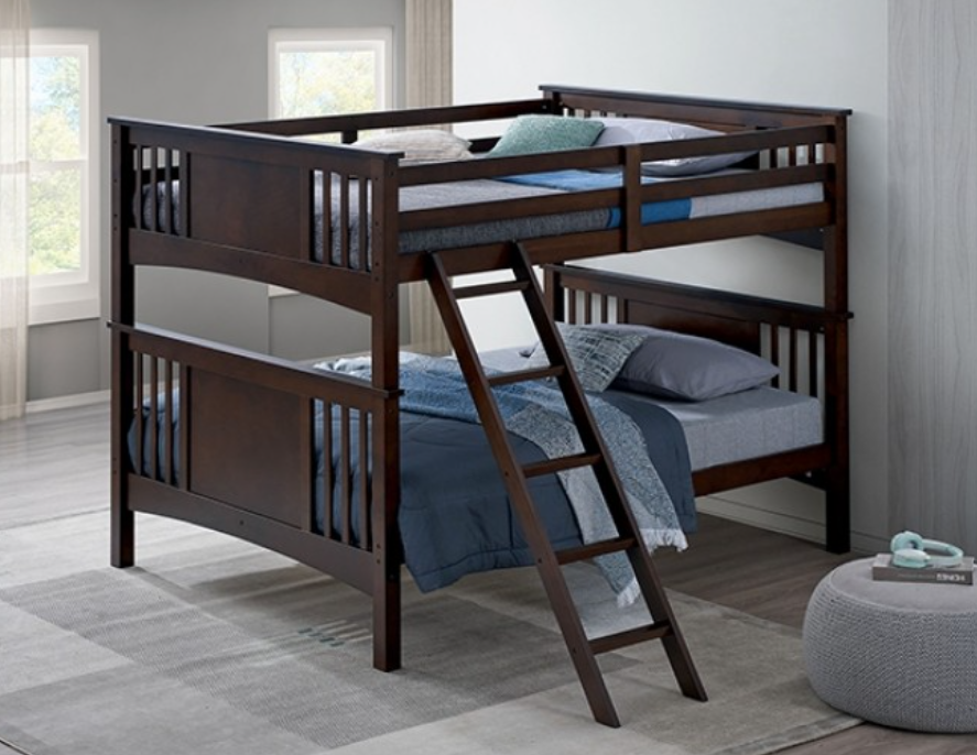 Spring Creek Full/Full Bunkbed Dark Walnut Furniture of America