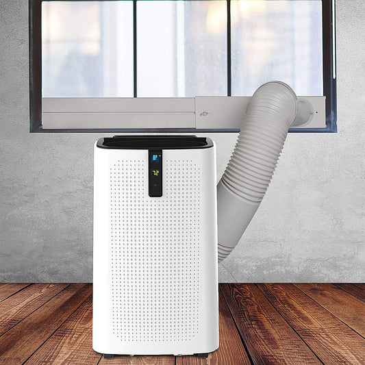 JHS - 450 Sq. Ft. Portable Air Conditioner - White JHS