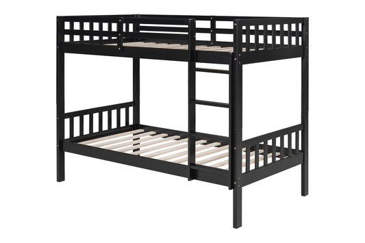 BB12 Black Bunkbed Happy Homes