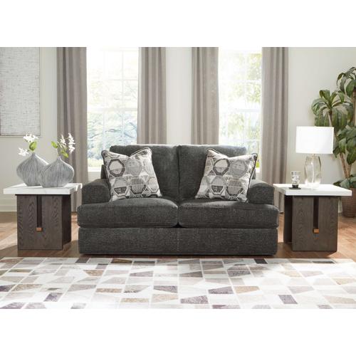 Karinne Smoke Sofa and Loveseat Ashley Furniture