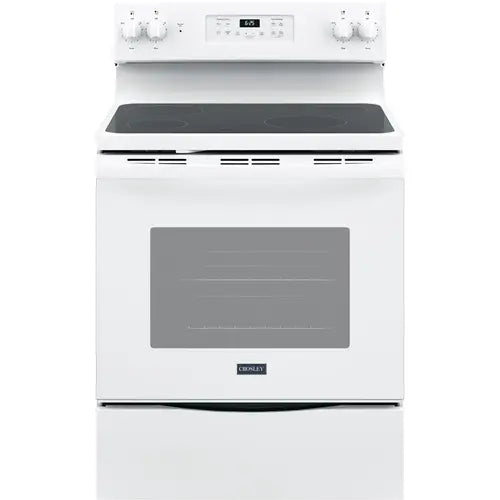 White Smooth Top Stove CROSLEY