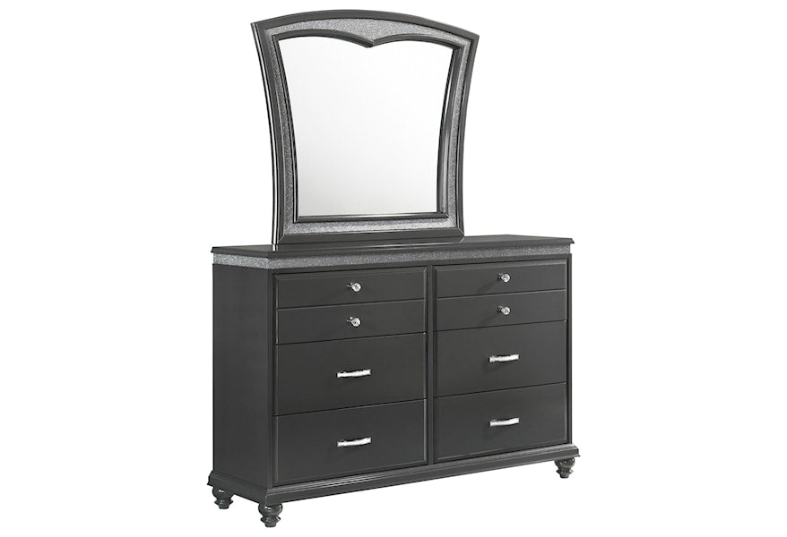 GRAY BEDROOM SET Crown Mark