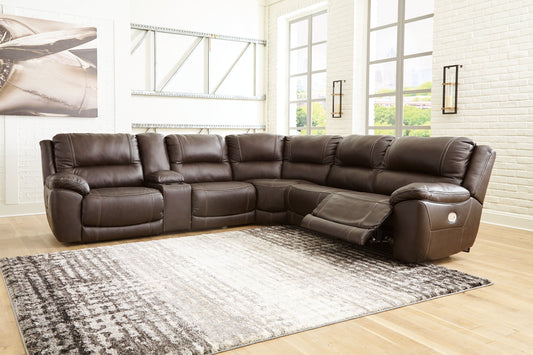 Dunleith 6-Piece Power Reclining Sectional Signature Design by Ashley®