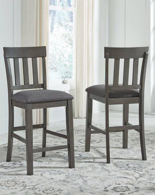 Hallanden Upholstered Barstool (2/CN) Signature Design by Ashley®