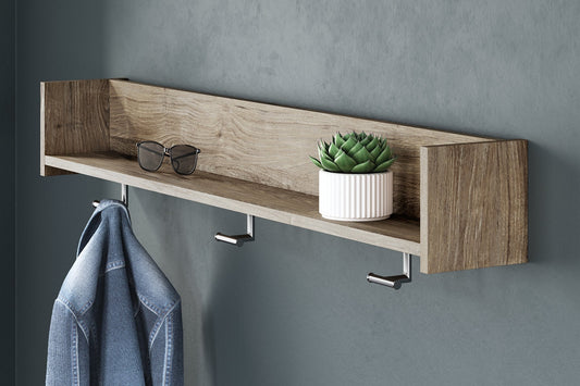 Oliah Wall Mounted Coat Rack w/Shelf Signature Design by Ashley®