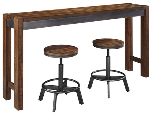 Torjin Counter Height Dining Table and 2 Barstools Signature Design by Ashley®