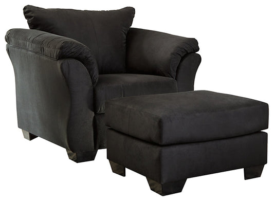 Darcy Chair and Ottoman Signature Design by Ashley®