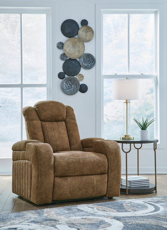 Wolfridge PWR Recliner/ADJ Headrest Signature Design by Ashley®