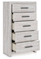 Cayboni Five Drawer Chest Signature Design by Ashley®