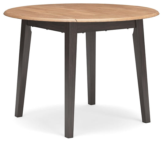 Gesthaven Round DRM Drop Leaf Table Signature Design by Ashley®