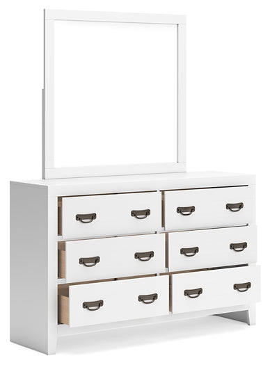 Binterglen Full Panel Bed with Mirrored Dresser Signature Design by Ashley®
