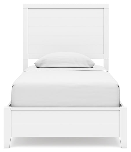 Binterglen Twin Panel Bed with Mirrored Dresser, Chest and 2 Nightstands Signature Design by Ashley®