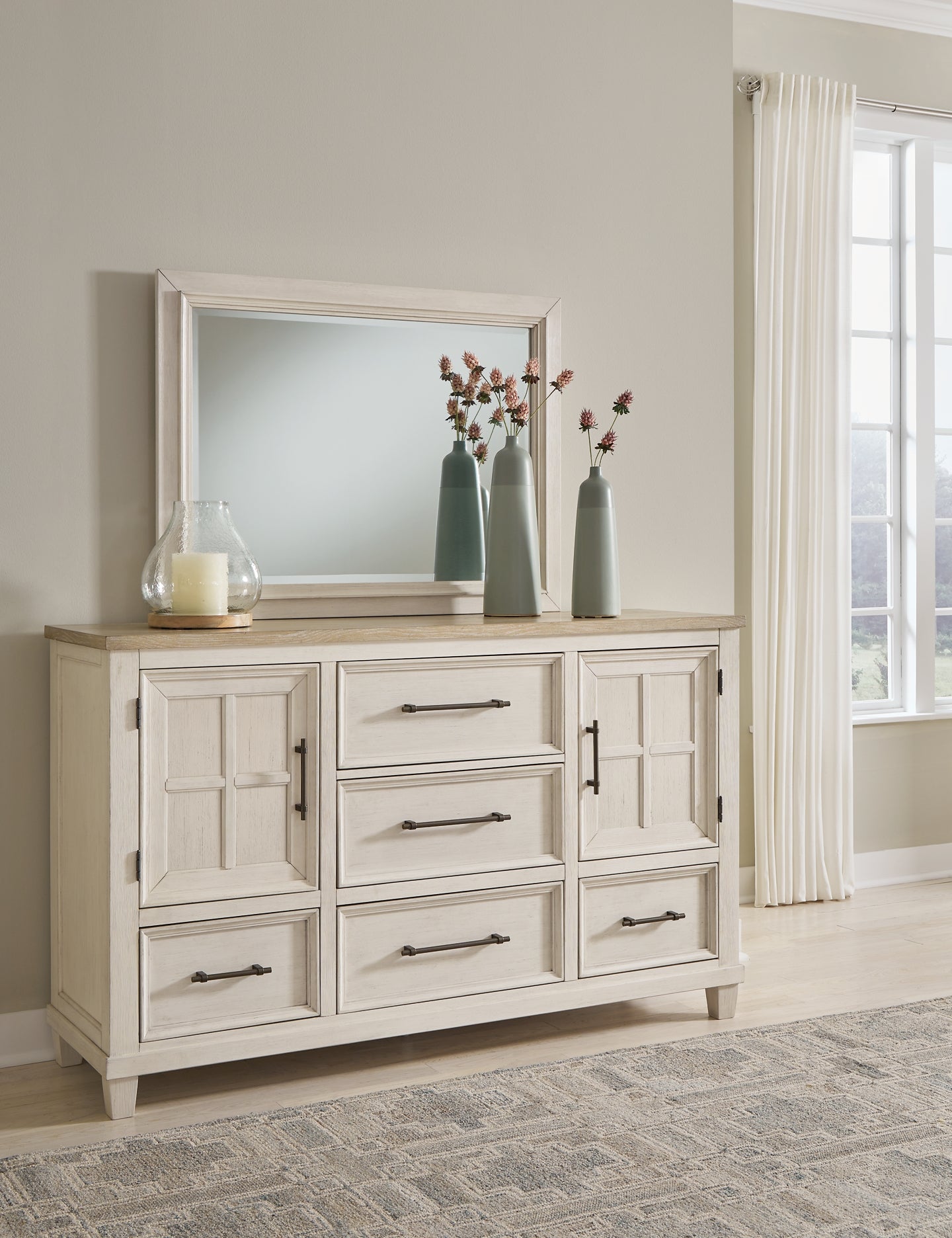 Shaybrock Dresser and Mirror Benchcraft®