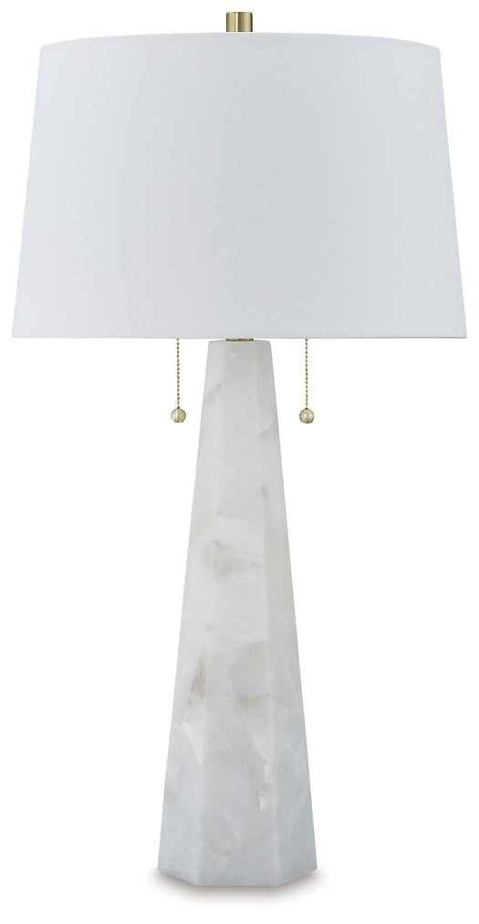 Laurellen Alabaster Table Lamp (1/CN) Signature Design by Ashley®