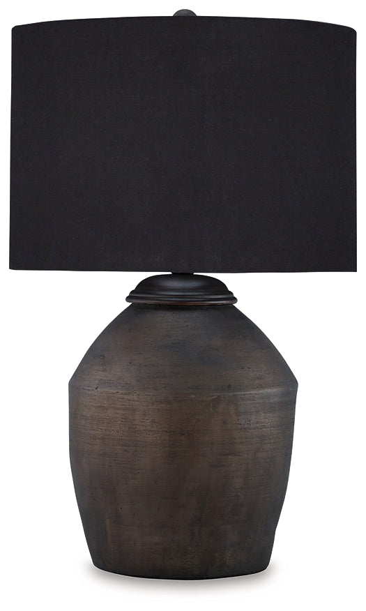 Naareman Terracotta Table Lamp (1/CN) Signature Design by Ashley®