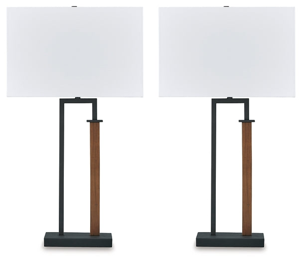 Voslen Metal Table Lamp (2/CN) Signature Design by Ashley®