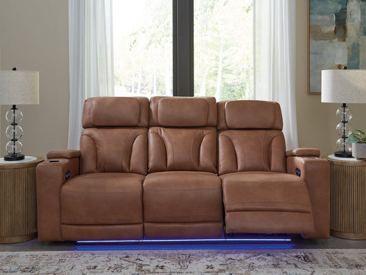 Clean-Slate PWR REC Sofa with ADJ Headrest Signature Design by Ashley®