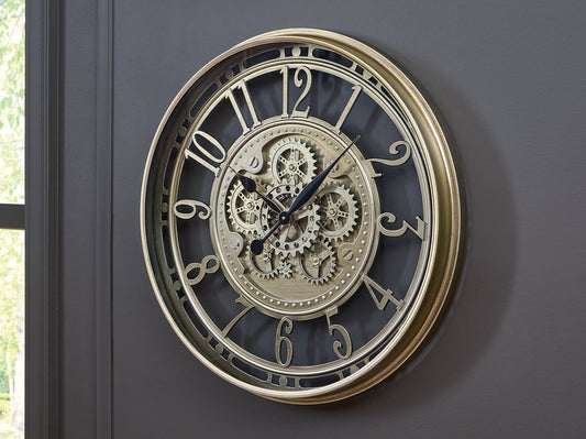 Gilover Wall Clock Signature Design by Ashley®