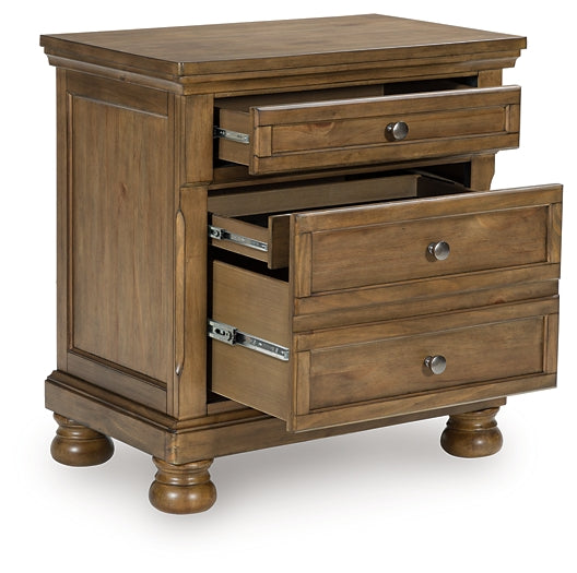 Feddinger Two Drawer Night Stand Signature Design by Ashley®