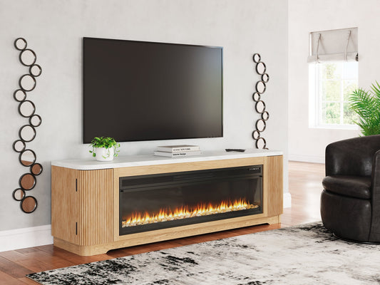 Camdill 80" TV Stand with Electric Fireplace Signature Design by Ashley®