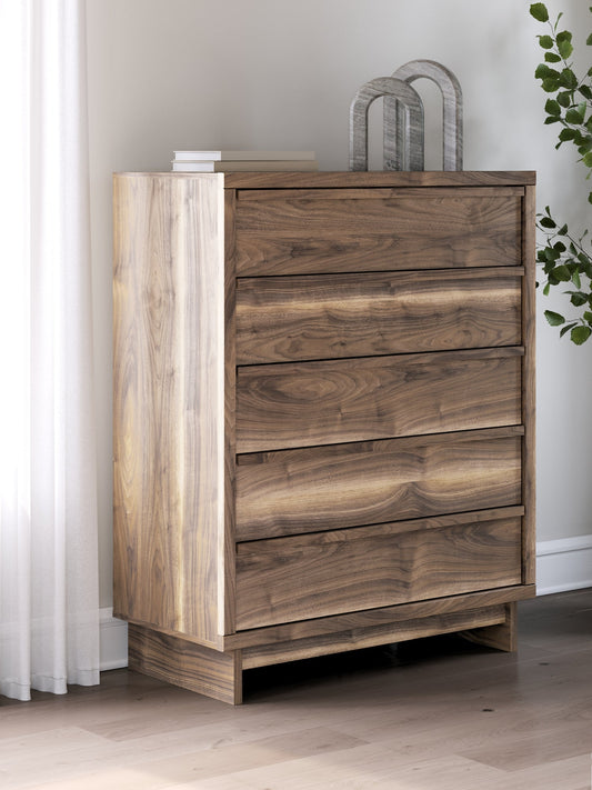 Chirason Five Drawer Wide Chest Signature Design by Ashley®