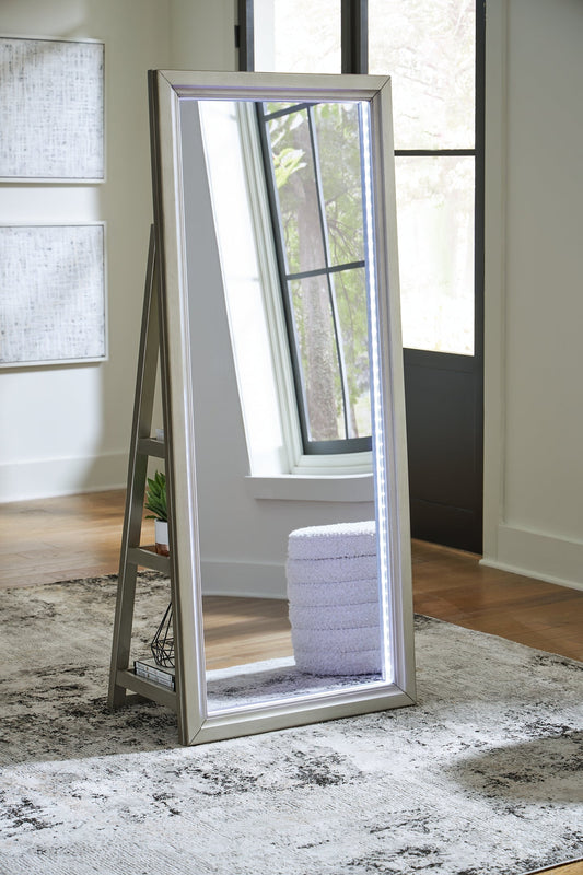 Evesen Floor Standing Mirror/Storage Signature Design by Ashley®