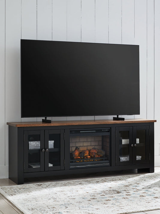 Wildenauer 76" TV Stand with Electric Fireplace Signature Design by Ashley®