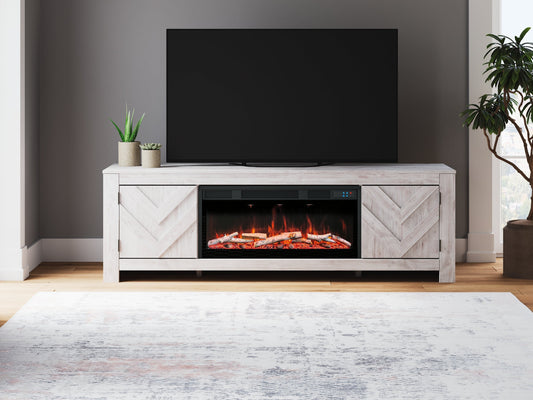 Cayboni 71" TV Stand with Electric Fireplace Signature Design by Ashley®