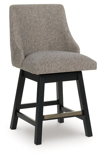 Neymorton UPH Swivel Barstool (2/CN) Signature Design by Ashley®