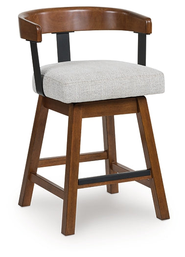 Ralene UPH Swivel Barstool (2/CN) Signature Design by Ashley®