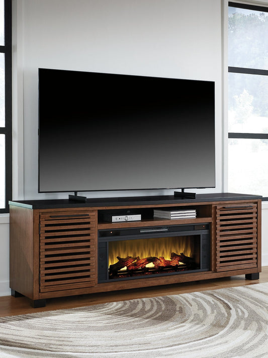 Kallari 84" TV Stand with Electric Fireplace Signature Design by Ashley®