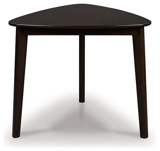 Mallenette Triangle Dining Room Table Signature Design by Ashley®